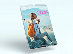 Calendrier 12 pages Très Grand (A2)
