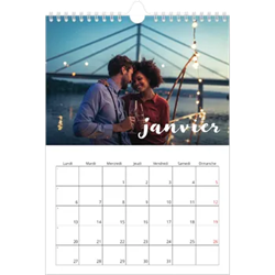 Calendrier 12 pages Moyen Format (A4)